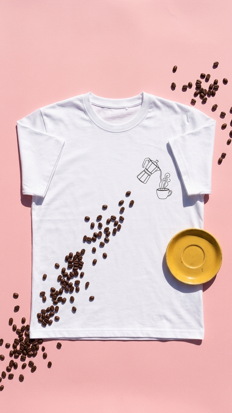 Camiseta Moka Branca